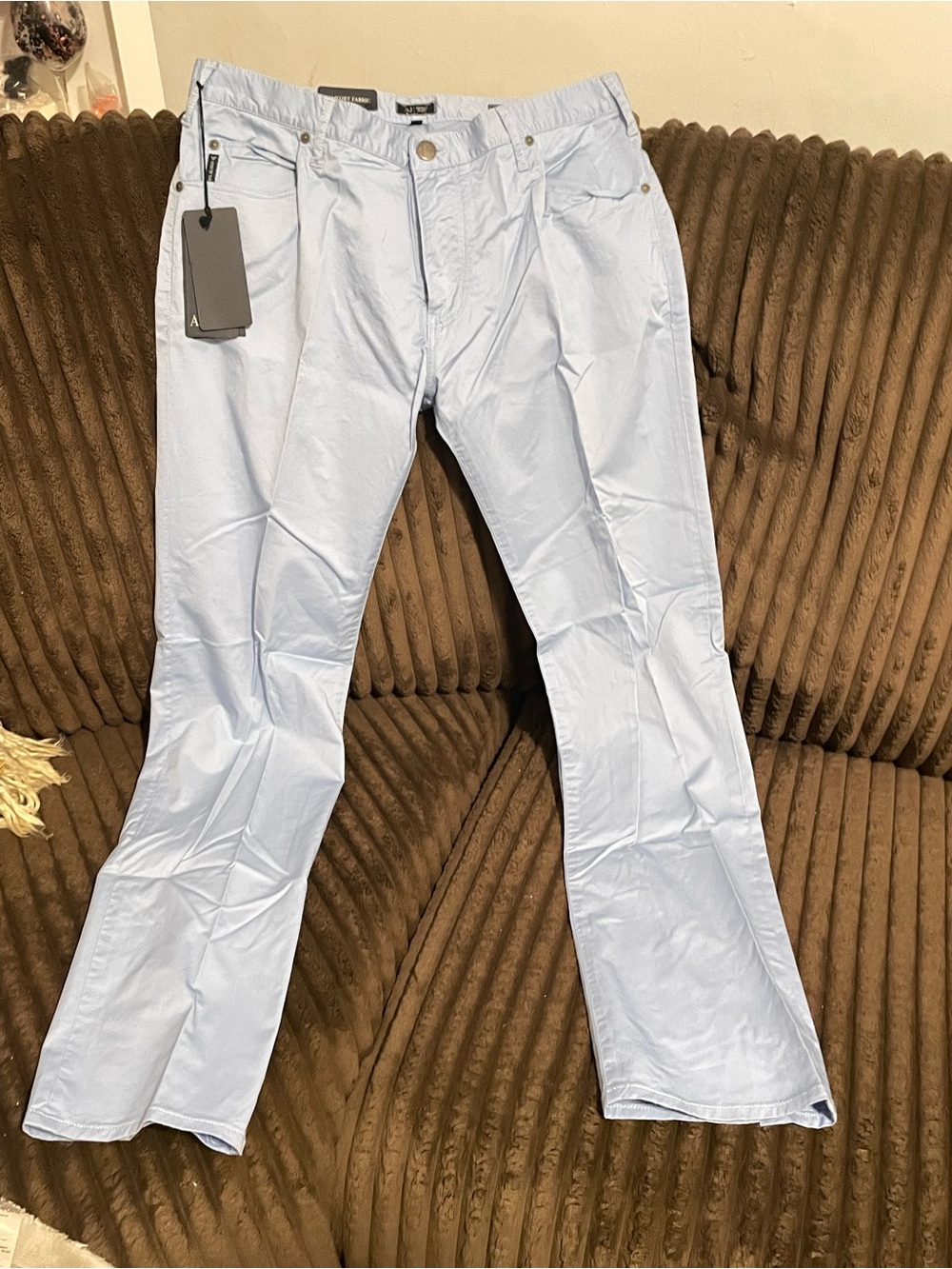 Armani Jeans Light Blue slimfit Men's Pants 36x34